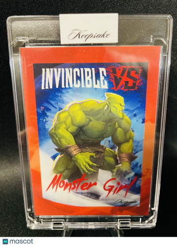 2026 Keepsake Invincible VS Monster Girl Signagraph Card #7 /25