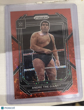 2023 Panini Prizm WWE - [Base] - Under Card Red Prizm Andre the Giant #159 Under Card Red Prizm