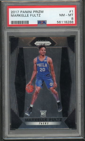 2017 Prizm Markelle Fultz PSA 8 