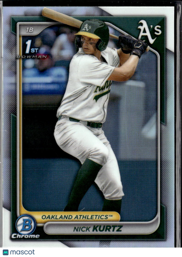 2024 Bowman Chrome Nick Kurtz #BDC-56 Refractor 1st Bowman