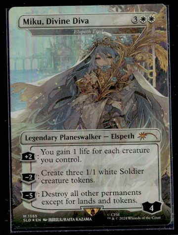 2021 Wizards of the Coast Magic: The Gathering 158 Miku Divine Diva