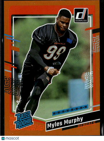 Myles Murphy 2023 Panini Donruss Cincinnati Bengals