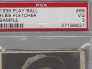 1939 Play Ball Elbie Fletcher PSA 3