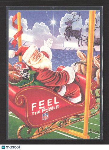 1997 NFL Properties Holiday Wishes Rick Brown
