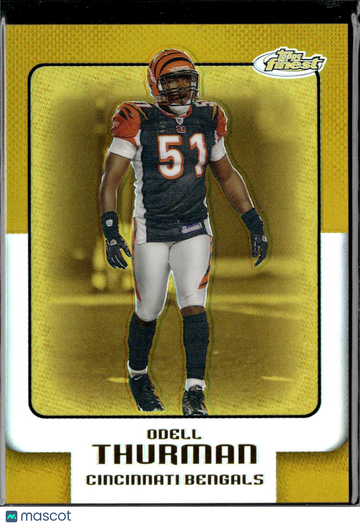 2006 Topps Finest Odell Thurman #6 Refractor