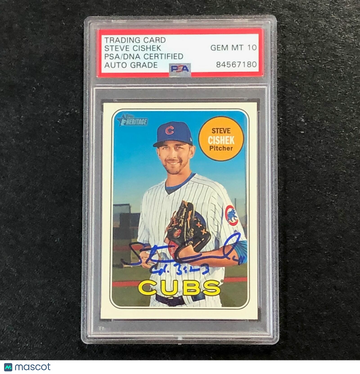 2018 Topps Heritage Steve Cishek #653 High Number PSA 10