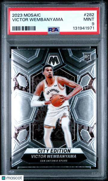 2023 Panini Mosaic Victor Wembanyama #282 PSA 9