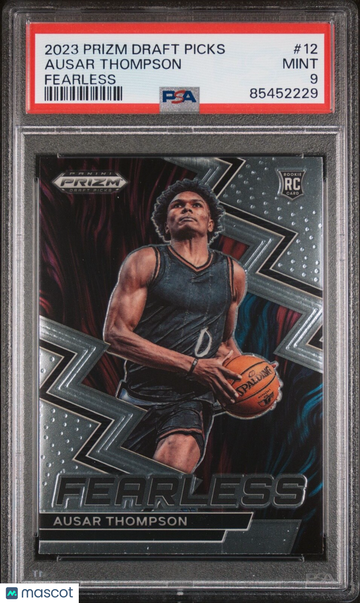 2023 Prizm Draft Picks Ausar Thompson #12 Rookie PSA 9