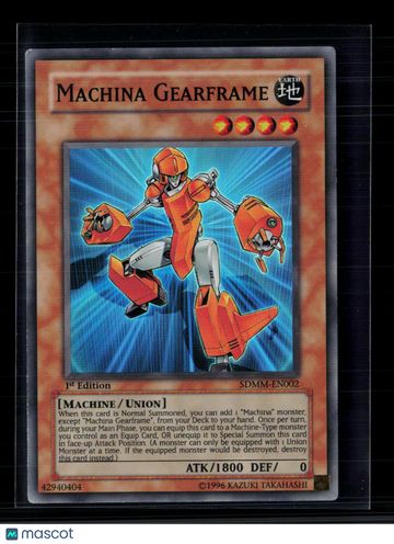 Yu-Gi-Oh! 2010 Machina Mayhem Structure Deck Machina Gearframe 1st Edition
