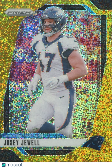 Josey Jewell 2024 Panini Prizm Base Set Sparkle Carolina Panthers