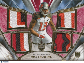 2014 Mike Evans Patch Rookie Topps