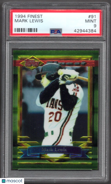 1994 Finest Mark Lewis #91 PSA 9