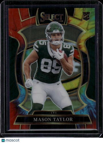 2026 Panini Select Prizm Concourse Mason Taylor #76 Tie-Dye RC