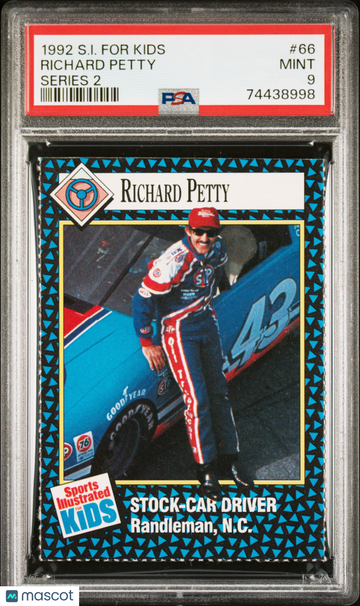1992 S.I. For Kids Series 2 Richard Petty #66 PSA 9