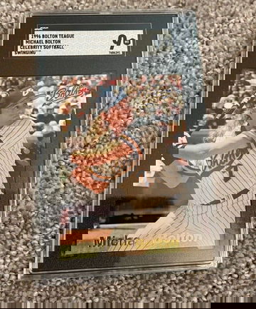 1996 The Michael Bolton Foundation Charity Softball Game Swinging SGC 9.5 MT+