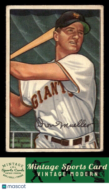 1952 Bowman Don Mueller #18