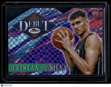 2025 Topps Finest Debut Tristan da Silva #D-18 Purple X-Fractor /125 RC