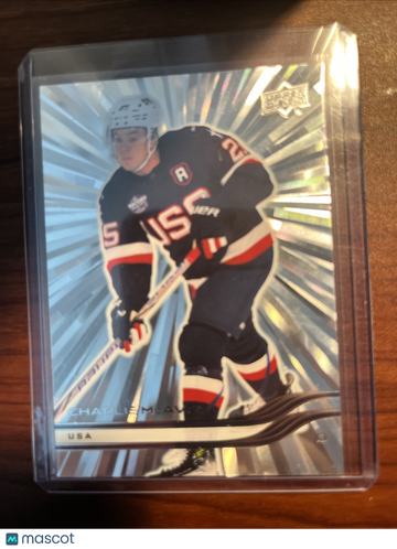 2025-26 Upper Deck Charlie McAvoy #688 Silver Outburst Short Print Parallel/Variety Upper Deck