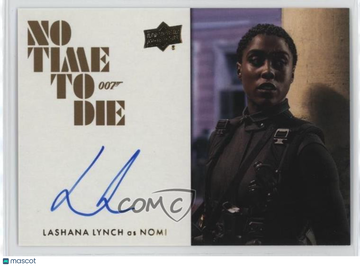 2025 Upper Deck James Bond No Time To Die - Horizontal Autographs Lashana Lynch as Nomi #NDH-LL