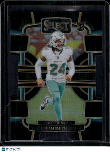 2024 Panini Select Football Concourse Cam Smith #61 Black Prizm 1 of 1 RC