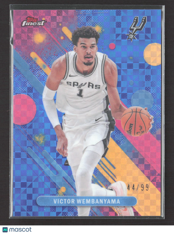 2026 Topps Finest Victor Wembanyama #98 44/99 Excellent NBA Basketball Card Spurs