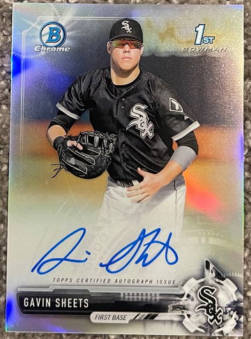 2017 Bowman Chrome Gavin Sheets Refractor auto #/499
