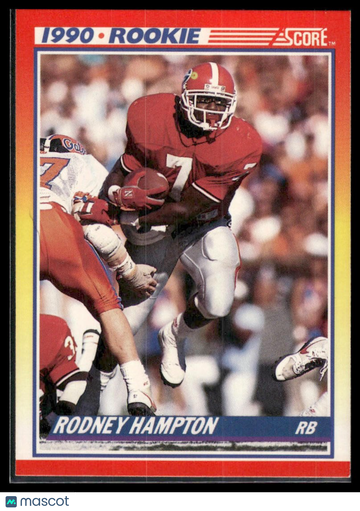 1990 Score Rodney Hampton #307 RC