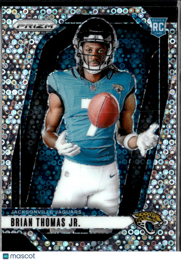 Brian Thomas Jr. 2024 Panini Prizm Football RC White Sparkle Jacksonville Jaguars