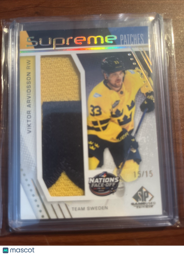 2025-26 SP Game Used Viktor Arvidsson Patch Game-Used Memorabilia