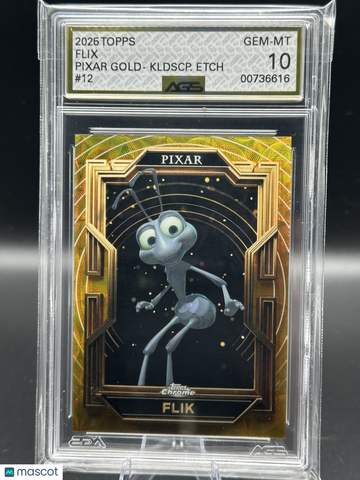 2025 Topps Chrome Pixar GOLD AGS 10