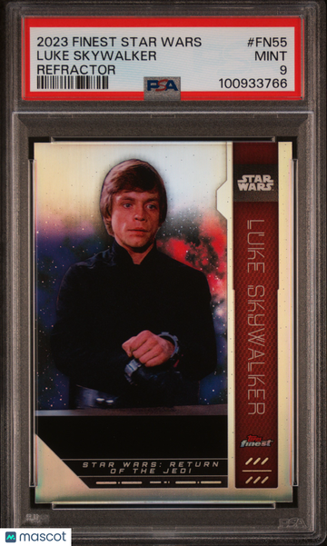 2023 Topps Finest Star Wars Luke Skywalker #FN55 PSA 9