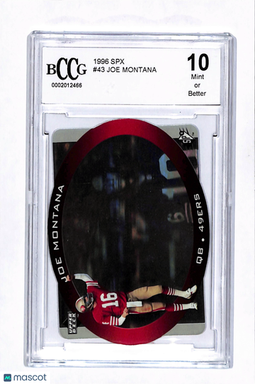 1996 SPx Joe Montana #43 BGS 10