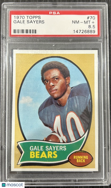 1970 Topps Gale Sayers #70 PSA 8.5
