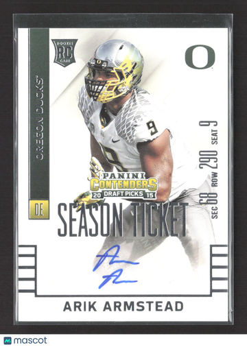 2015 Panini Contenders Draft Picks Arik Armstead #154 Auto