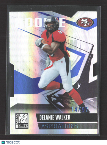 2006 Donruss Elite Aspirations Delanie Walker #136 /97