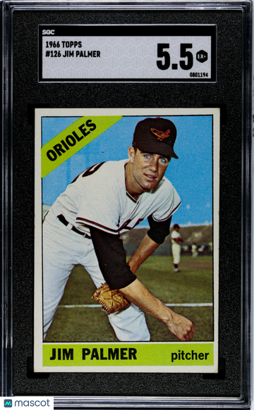 1966 Topps Jim Palmer #126 SGC 5.5