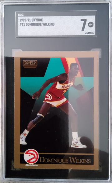 1990-91 Skybox Dominique Wilkins  #11