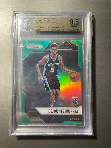 2016 Panini Prizm Green Dejounte Murray RC BGS True Gem Mint