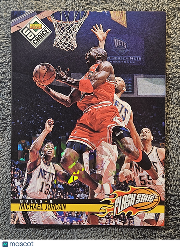 1998 Upper Deck UD Choice Flash Stats Michael Jordan #159 Choice Reserve SP