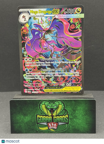 2026 Chaos Rising Mega Dragalge EX Secret Rare SAR #118/86