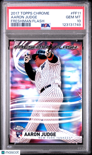 2017 Topps Chrome Freshman Flash Aaron Judge #FF11 PSA 10