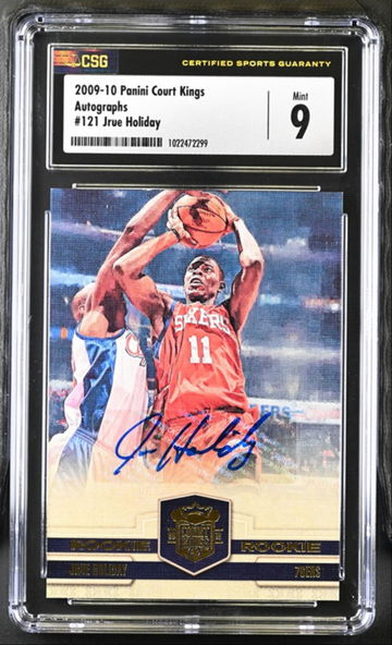 2009-10 Panini Court Kings Jrue Holiday Auto Canvas Rookie RC #121 /649