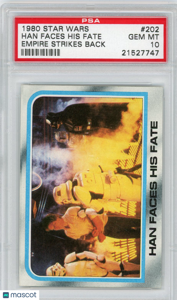 1980 Star Wars Empire Strikes Back Han Faces His Fate #202 PSA 10