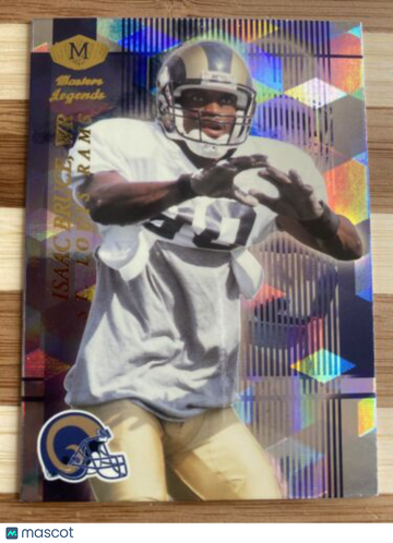 🔥2000 Collector's Edge Masters Legends Rams #ML22 Isaac Bruce 1135/5000