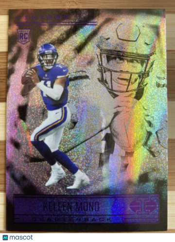 🔥2021 Panini Illusions Purple Stardust Kellen Mond Rookie Card Vikings
