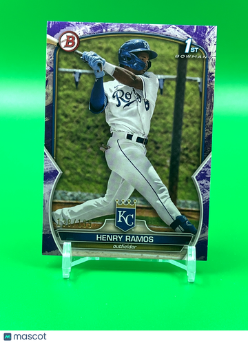 2023 Bowman Henry Ramos #BP-96 Purple Pattern 1st Bowman