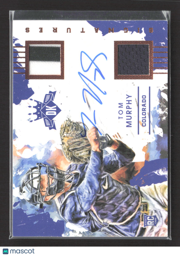 2016 Panini Diamond Kings Tom Murphy #RS-TM 46/99 Dual Memorabilia RC Auto