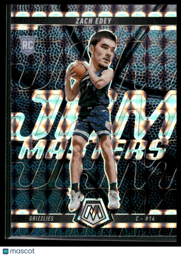 2024-25 Panini Mosaic Prizm Zach Edey #JM-14 Mosaic RC