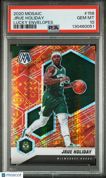 2020 Panini Mosaic Jrue Holiday #156 Lucky Envelopes PSA 10