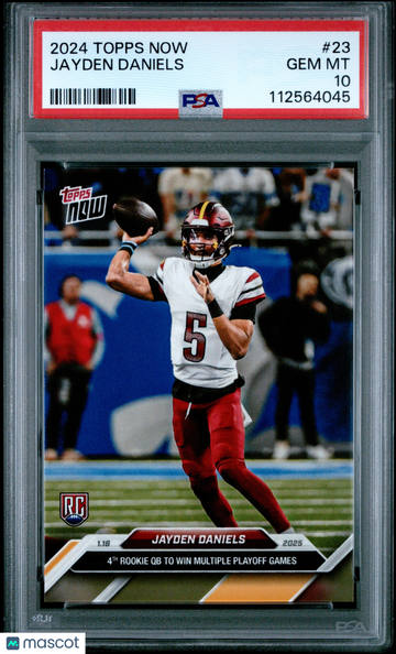 2024 Topps Now Jayden Daniels #23 PSA 10